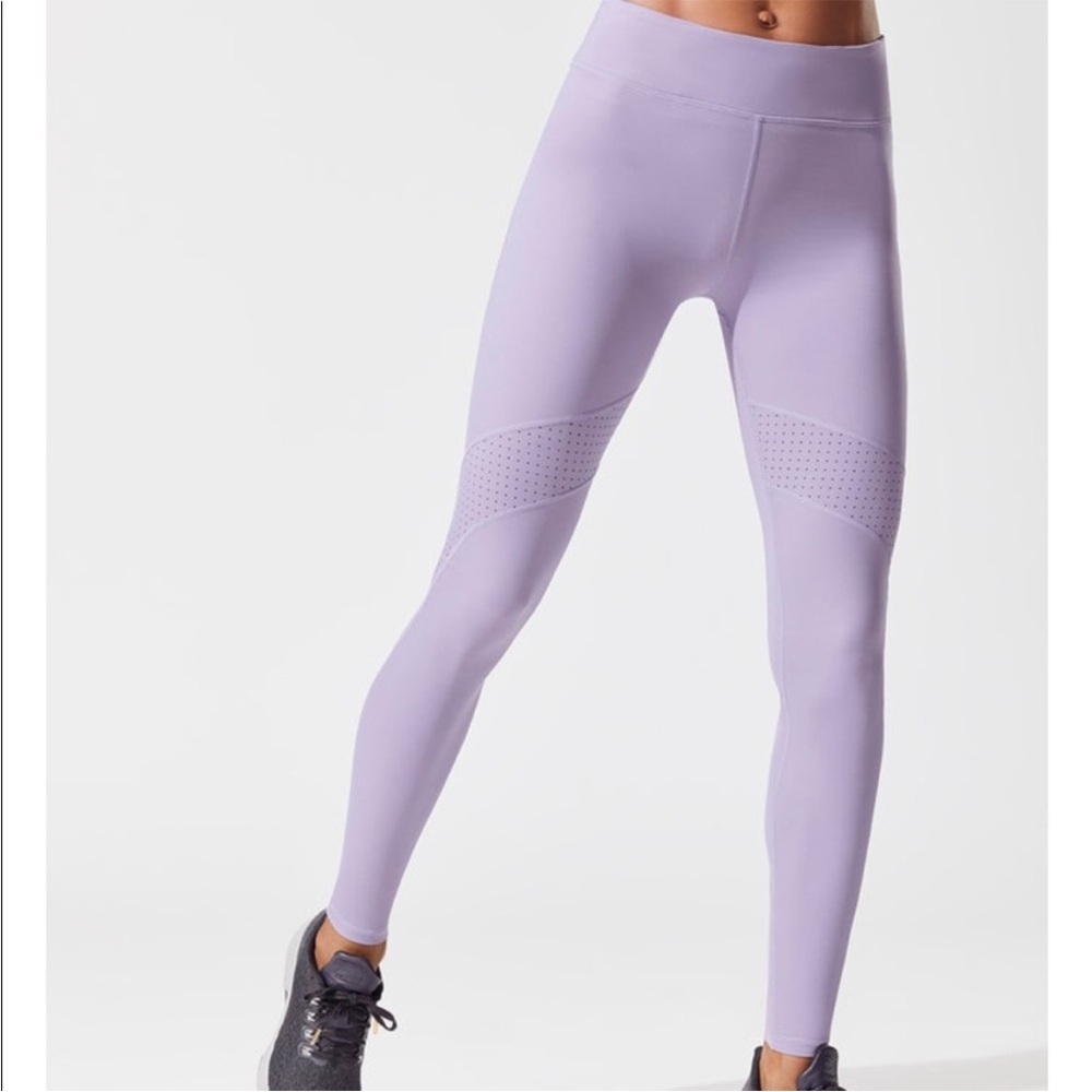 Varley Lavender Cut Out Leggings